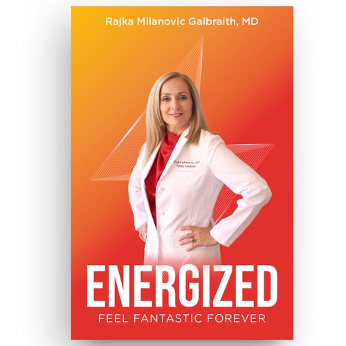 Design a New York Times Bestseller E-book and book cover for my book: Energized Design by MMQureshi