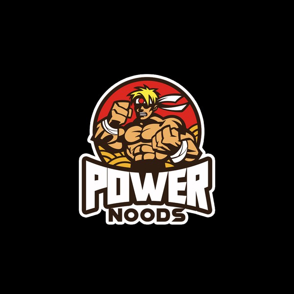 Ramen mascot logo