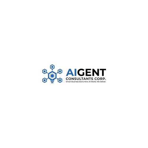 AI Agent Company: Appealing to small to medium sized businesses. Design by oakbrand™