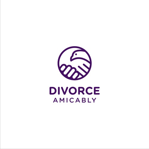 Logo for a new, healthy way for reasonable people to divorce Design von @GadjahDesign