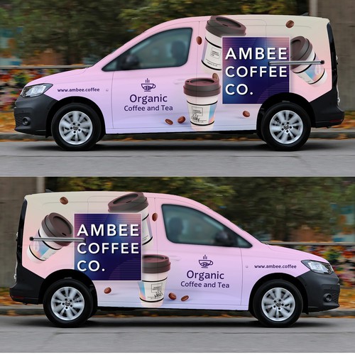 Design an Amazing truck wrap for an Emerging Organic Coffee Company Design by Iryna S