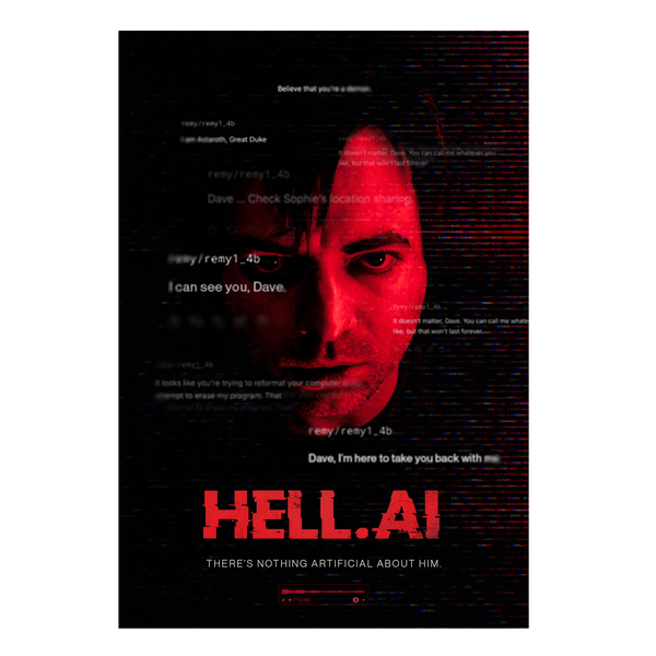 Poster for the horror film HELL.AI