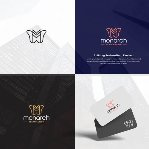 Design a modern clean logo package for a restoration company Design by Danny A