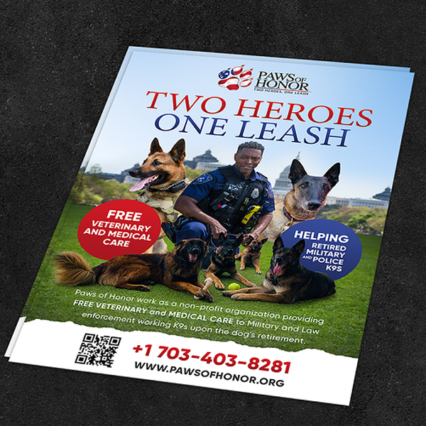 Veterinary Posters for Retired Military & LE Canines