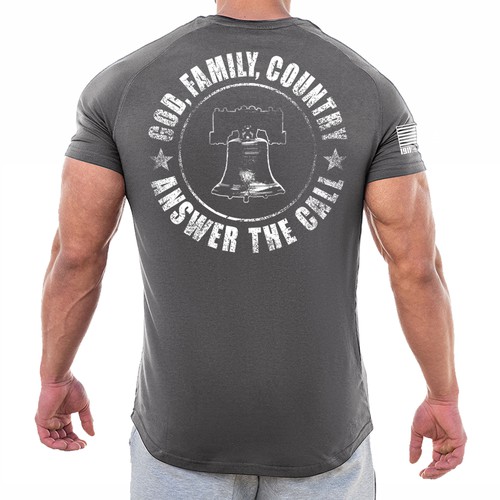 Develop a patriotic shirt that represents: The individual patriot, God, Family, Country Design von ^^SHALOM^^
