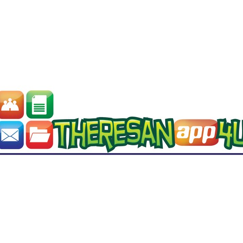 theresanapp4u needs a new logo Design by ArJJBernardo