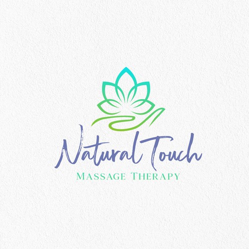 New massage therapy business Design by Grey Crow Designs