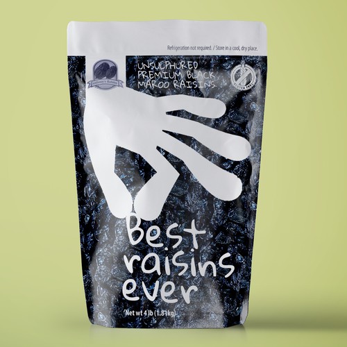 Best Raisins Ever - package design for PREMIUM raisins Design by Chupavi