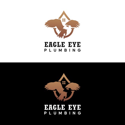 Eye catching and very marketable logo for plumbing company. The company name is Eagle Eye Plumbing Design by Anirban Giri