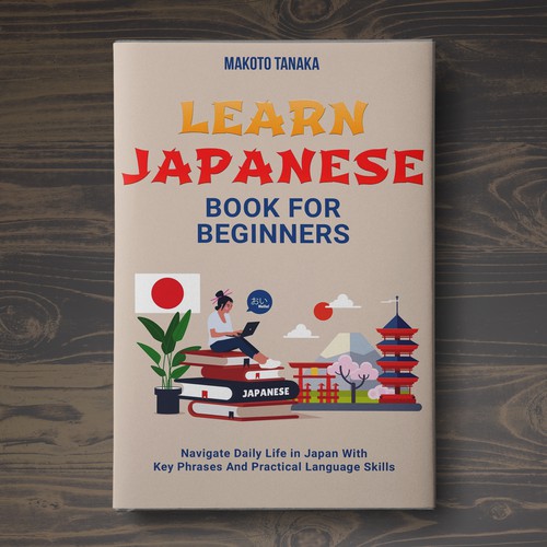 Learn Japanese Book Design by Aaniyah.ahmed