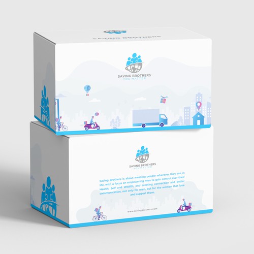 Create a Cool Shipping Box for a Global Organisation Design by CUPEDIUM