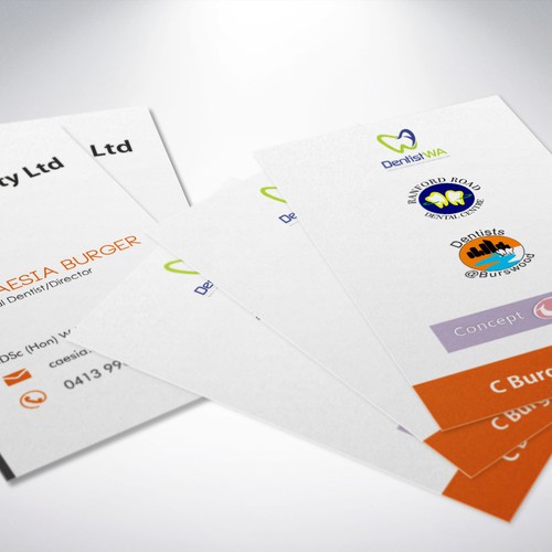 create professional cards for our dental business Design réalisé par grintdeveraux