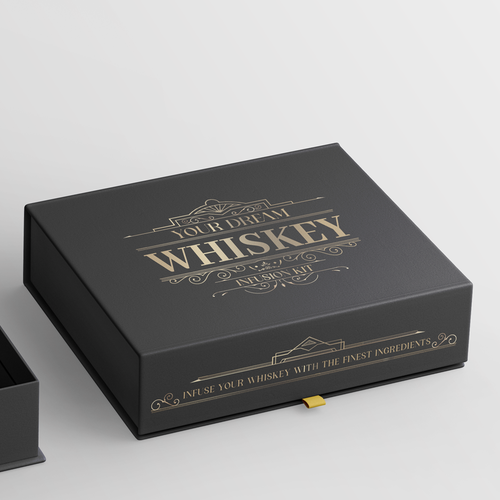 Design my DIY Whiskey Kit Box Design by furiae