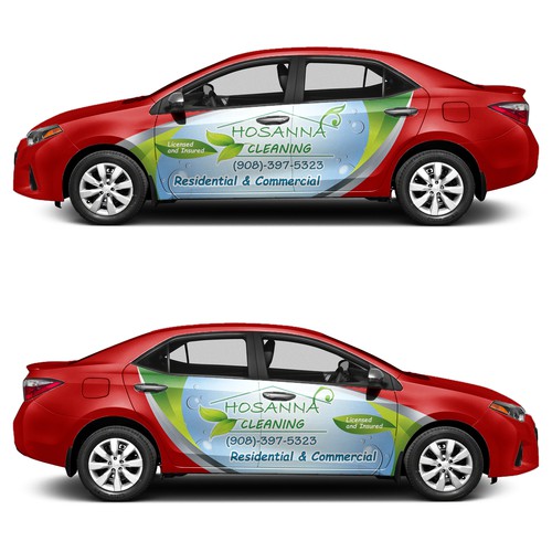 Create a unique car wrap design for a cleaning service | Car, truck or ...