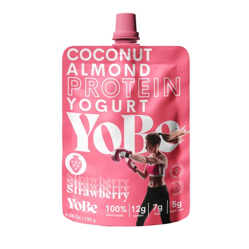 Create Eye-Catching Packaging for YoBe's Protein Yogurt to Shine at Whole Foods Design by m210297