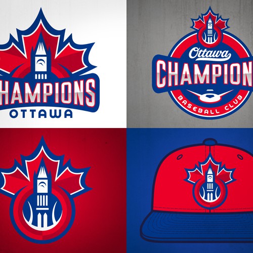 Design Ottawa Champions Baseball Club Logo di REDPIN