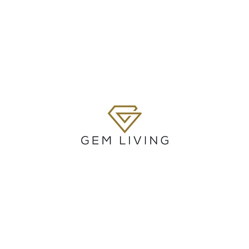 Geometrical, minimalist, modern brand design for Gem Living Design by Mittpro™ ☑