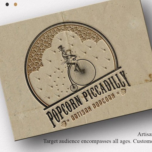 "Popcorn Piccadilly" needs a logo for its nostalgic artisan popcorn.