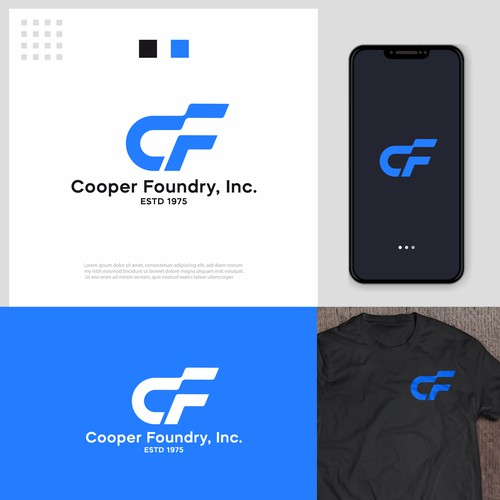 50 YEAR FOUNDRY LOGO|EMBLEM REDESIGN Design by rouf_art