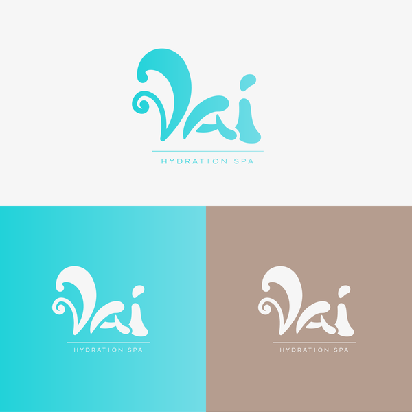 Design by joyldesign titled "Logo for Vai, Hydration Spa"