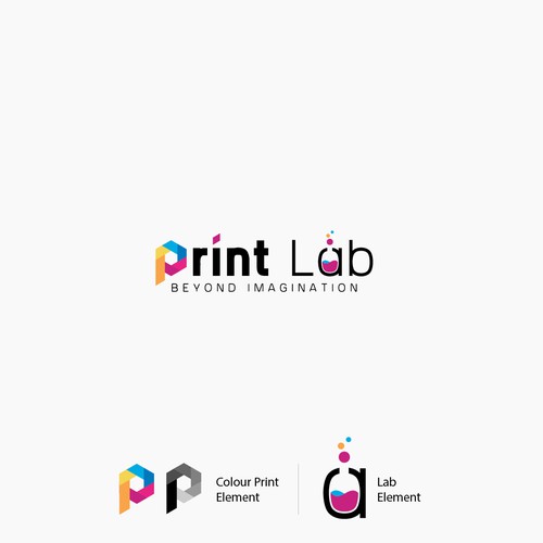 Request logo For Print Lab for business   visually inspiring graphic design and printing Ontwerp door Mac Halder ™