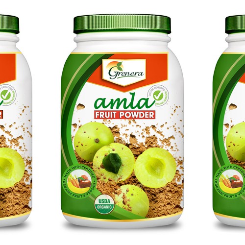 Amla Fruit Powder Label Design by bcra