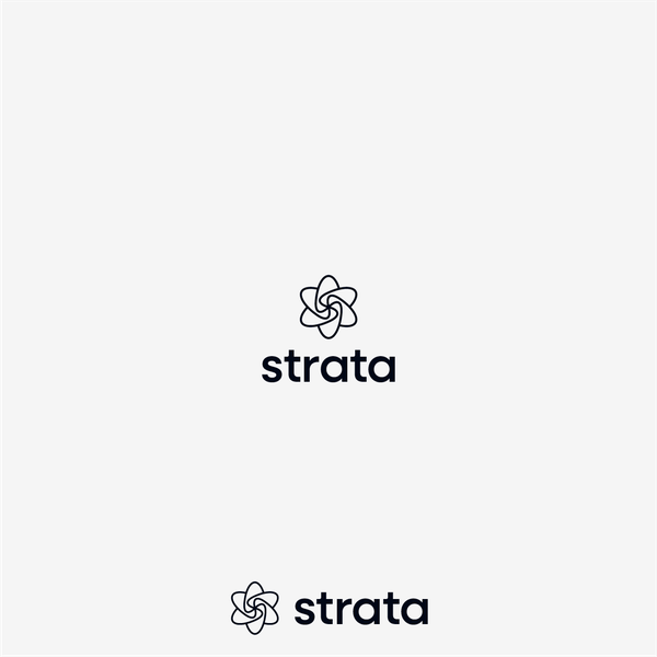 intertwine 's' logo concept for strata
