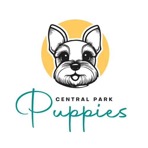 Design a heartfelt, modern logo for a brand that brings families and puppies together. Design by ✦✦ArtRasu✦✦