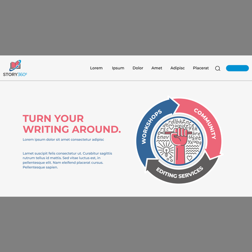 Designs | Story 360 Website Graphic for Company Rebrand | Illustration ...