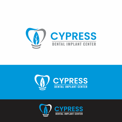 Logo for Dental Implant center with yellow background Design by Bender Design