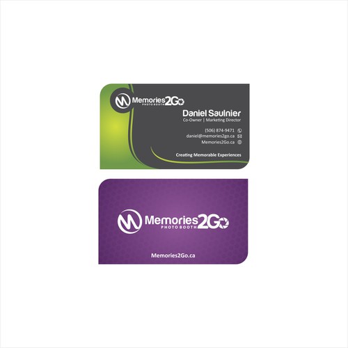 Create a business card for Luxurious Photo Booth Rentals! Design by miljandesign