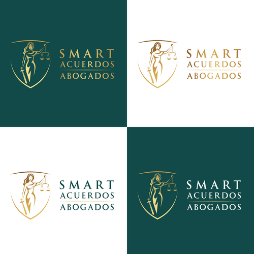 "Smart acuerdos justicia consciente para personas conscientes" winning Logo & business card