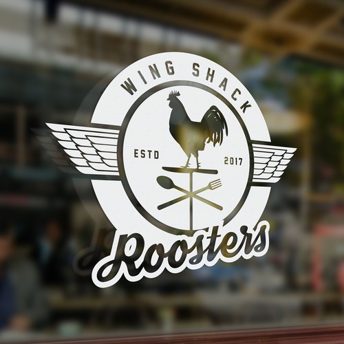 Design a logo for "Roosters Wing Shack" Design réalisé par nina15™