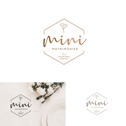 Mini Matrimonies Logo Needed For Micro Wedding Ceremonies! Design by Tara✏️