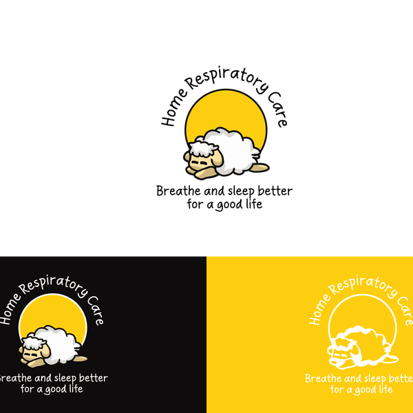 Comfy modern logo for caring and highly regarded sleep and respiratory therapy and equipment company