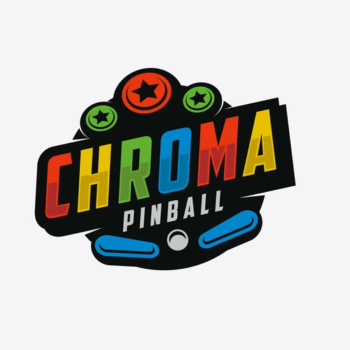 Colorful Pinball Graphic · Creative Fabrica