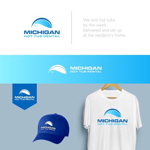 Michigan Hot Tub Rental Logo Design Contest Design by ekhodgm