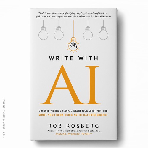 Simple, clean book cover needed for WSJ Author's new book Design by Klassic Designs