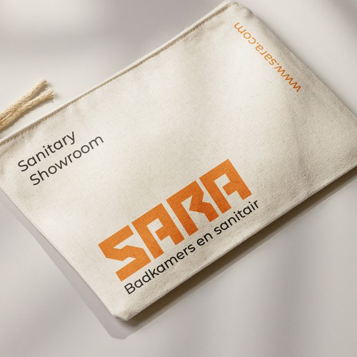 Logo moet SARA zijn ipv saar, letters moeten beeldmerk worden, ‘Badkamers & Sanitair’ eronder!! Design by xpertdesign786