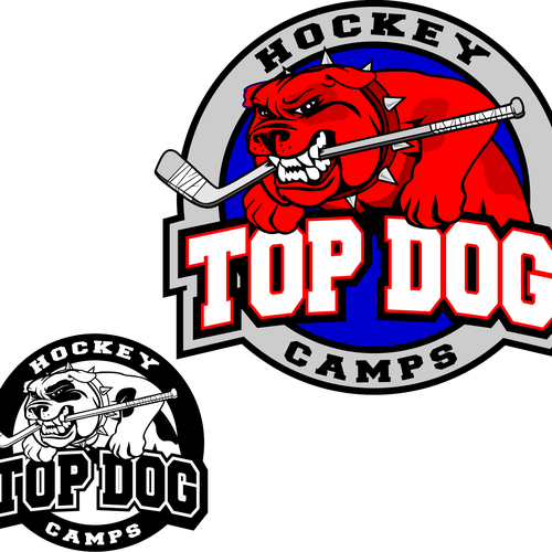 logo for Top Dog Hockey Design by BennyT