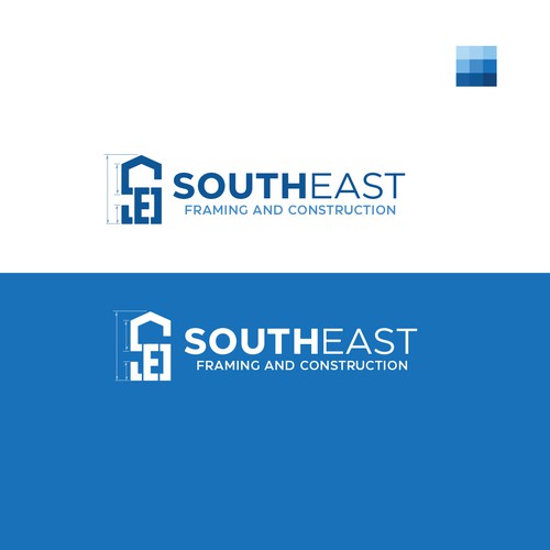Logo and Icon design for Southeast Framing and Construction Design by Can-D