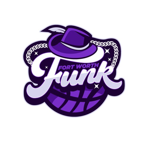 Basketball Logo for Team 'Fort Worth Funk' - Your Winning Logo Featured on Major Sports Network Design by Deezign Depot