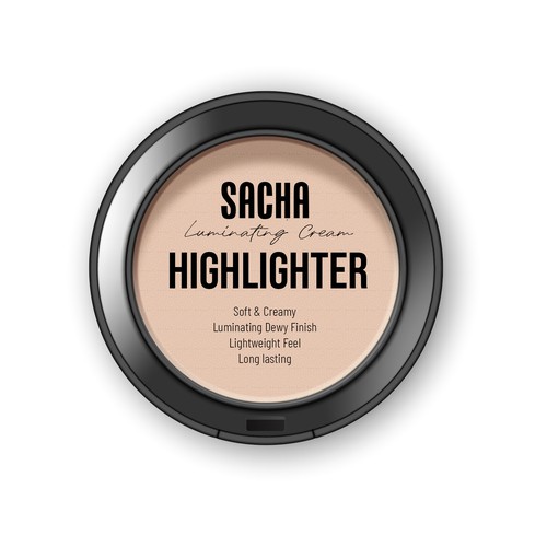 Sacha Luminating Cream Highlighter Design by Andy William