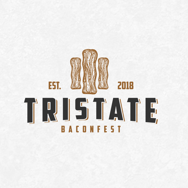 Design by Sylvestergraphics titled "Logo for the First Annual TriState BaconFest"