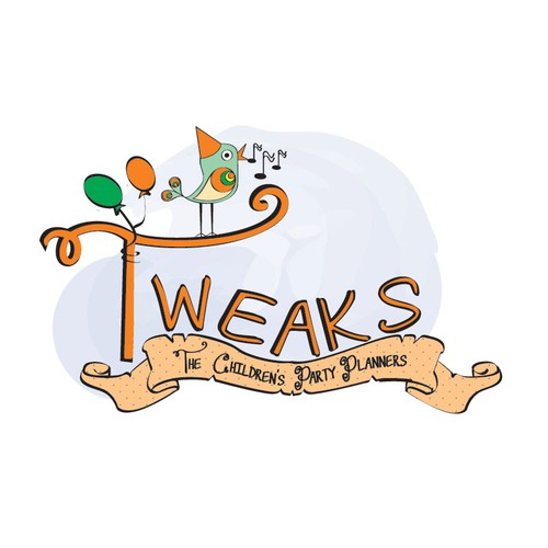 logo for Tweaks - The Children's Party Planners Design by piripal