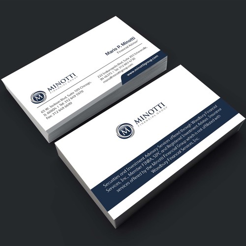 Create a business card for a wealth management group | Business card ...