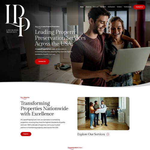 Design di Design a Modern Property Preservation Website Company di keilaMaria