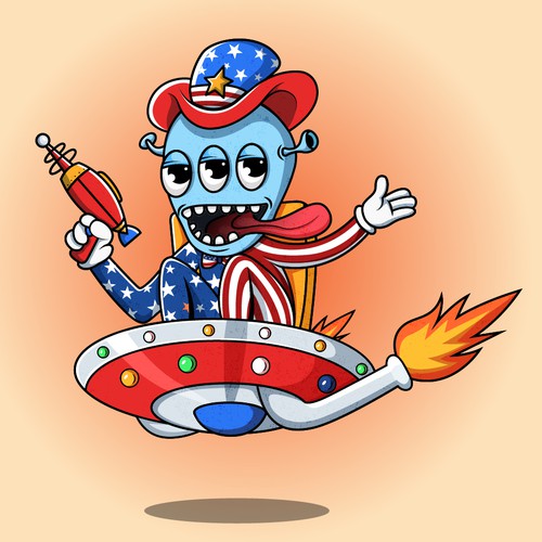 Mascot for Uranus Fudge Factory and General Store Design by ⭐ilLuXioNist⭐