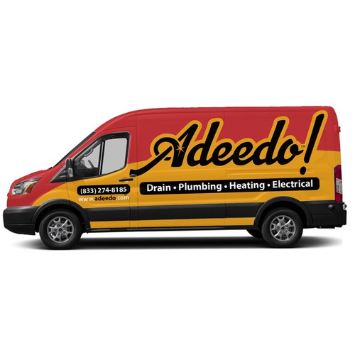 Van Wrap For Service Company Design by xen art