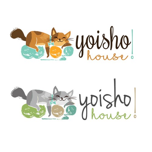 Cute, classy but playful cat logo for online toy & gift shop Réalisé par lindalogo